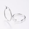 Tarnish Resistant 304 Stainless Steel Hoop Earrings X-EJEW-F105-10P-2