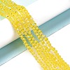 Electroplate Glass Beads Strands X1-EGLA-A034-T6mm-L02-4