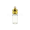 Transparent Glass Bottle Pendants PW-WG72D6E-05-1