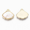 Natural Freshwater Shell Charms KK-N231-228-NF-2