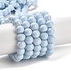 Painted Glass Bead Strands X-DGLA-S071-8mm-B15-2