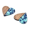 Resin and Walnut Pendants LS-FIND-R051-09H-2