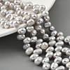 Dyed Natural Cultured Freshwater Pearl Beads Strands PEAR-A006-28B-2