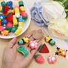 CHGCRAFT 30Pcs 10 Style Silicone Knitting Needle Protector AJEW-CA0003-98-4