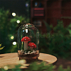 Resin Mushroom Bell Jar Model PW-WG8B3E0-01-2