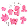 DIY Silicone Keychain Making Molds DIY-TA0008-56-13