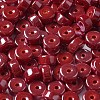 Opaque Colours Luster Glass Seed Beads SEED-E001-P3x6mm-A12-3