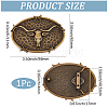 1Pc Tibetan Style Alloy Belt Buckles FIND-GF0009-31AB-2
