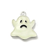 Halloween Theme Luminous  Alloy Enamel Pendants ENAM-D067-01P-01-2