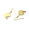 PVD Vacuum Plating 304 Stainless Steel Dangle Earrings EJEW-A023-01G-2