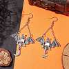 Alloy Pendants Earrings EJEW-TA00423-2