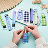 Biyun 12Pcs 12 Style Polyester Pendant Keychains KEYC-BY0001-02-12