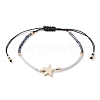 Glass Seed Braided Beaded Bracelets for Women BJEW-MZ00128-02-2