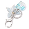 Butterfly Shape Resin & Acrylic Keychain KEYC-JKC01067-04-4