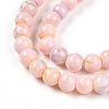 Baking Paint Glass Beads Strands DGLA-N003-4mm-C01-4