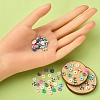 15 Colors Handmade Polymer Clay Beads Strands CLAY-YW0001-45-5