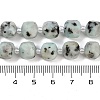 Natural Sesame Jasper/Kiwi Jasper Beads Strands G-B125-O09-01-5