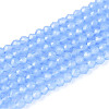 Imitation Jade Glass Beads Strands GLAA-T028-4mm-11-2