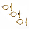 Tibetan Style Toggle Clasps X-TIBEP-A12208-G-FF-2