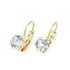 Crystal Rhinestone Leverback Earrings EJEW-H105-33G-4