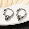 Snake Head 316 Surgical Stainless Steel Hoop Earrings EJEW-G416-41B-AS-2