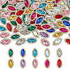 100Pcs 10 Colors Horse Eye Sew on Rhinestone DIY-MA0006-92-1