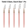 5Pcs Plastic Nail Art Line Brush AJEW-WH20816-069A-2