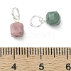 Natural Mixed Gemstone Pendants PALLOY-JF05297-01-4