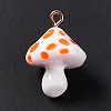 Opaque Resin Pendants RESI-G057-01C-3