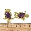 Natural Amethyst Pendants KK-F888-02G-23-3