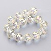 Electroplate Glass Bead Strands EGLA-J140-FR02-16mm-2