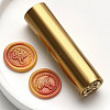 Double-Sided Engraving Wax Seal Brass Stamp AJEW-C031-02F-1