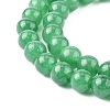 Natural White Jade Bead Strands G-R165-8mm-14-3