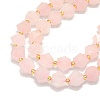 Natural Rose Quartz Beads Strands G-I376-A26-01-3