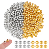 400Pcs 2 Colors Iron Crimp Beads IFIN-NB0001-64-1