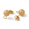 304 Stainless Steel Stud Earring Findings LS-STAS-E179-05E-G-2