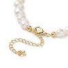 Natural Pearl Beaded Necklaces for Women NJEW-JN04107-01-6