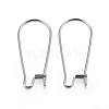 Tarnish Resistant 304 Stainless Steel Hoop Earring Findings STAS-P223-01P-03-1