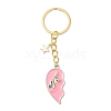 2Pcs Alloy Enamel Charm Keychains KEYC-JKC01092-4