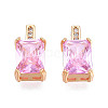 Brass Micro Pave Cubic Zirconia Charms KK-N216-345C-1