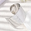 316L Surgical Stainless Steel Cuff Bangles BJEW-D454-01D-P-3
