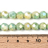 Anti-Tarnish Electroplate Glass Beads Strands EGLA-T021-10mm-15-12-4