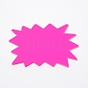 Fluorescence Explosive Shape Blank Signs Sales Price Label Tags AJEW-WH0239-21A-1