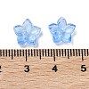Dyed & Heated Glass Bead Caps GLAA-Z019-02N-3