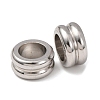 Tarnish Resistant Column 304 Stainless Steel Beads STAS-N044-05-1