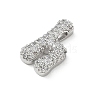 Brass Micro Pave Cubic Zirconia Pendants KK-A300-02P-H-2