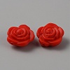 Rose Food Grade Eco-Friendly Silicone Focal Beads LS-SIL-TAC0004-19-2