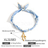 304 Stainless Steel Pendant Printed Scarf Necklaces FS-WGD2FA8-06-1
