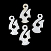 Natural Freshwater Shell Pendants BSHE-Z003-25-1