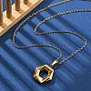 304 Stainless Steel Geometric Pendant Necklaces for Women NJEW-S439-04B-G-1